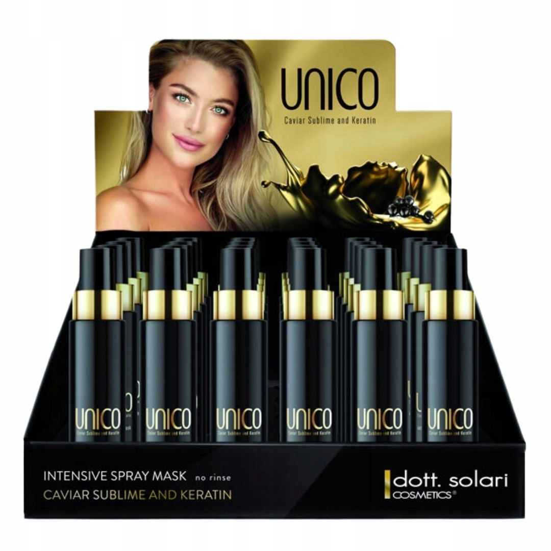 DOTT.SOLARI UNICO MASKA SPRAY 10w1 BLACK 60ml Pojemność 60 ml