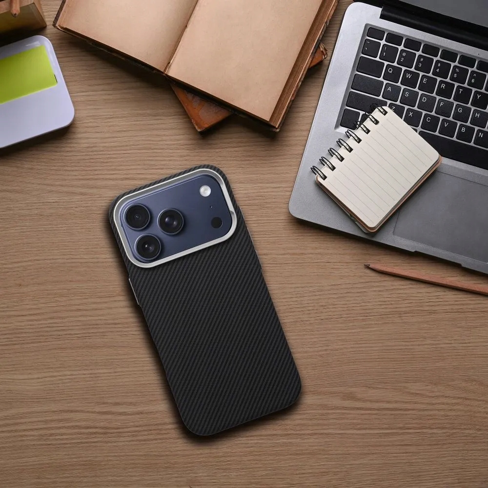 Futerał do iPhone 16 Kevlar zgodny z MagSafe czarny