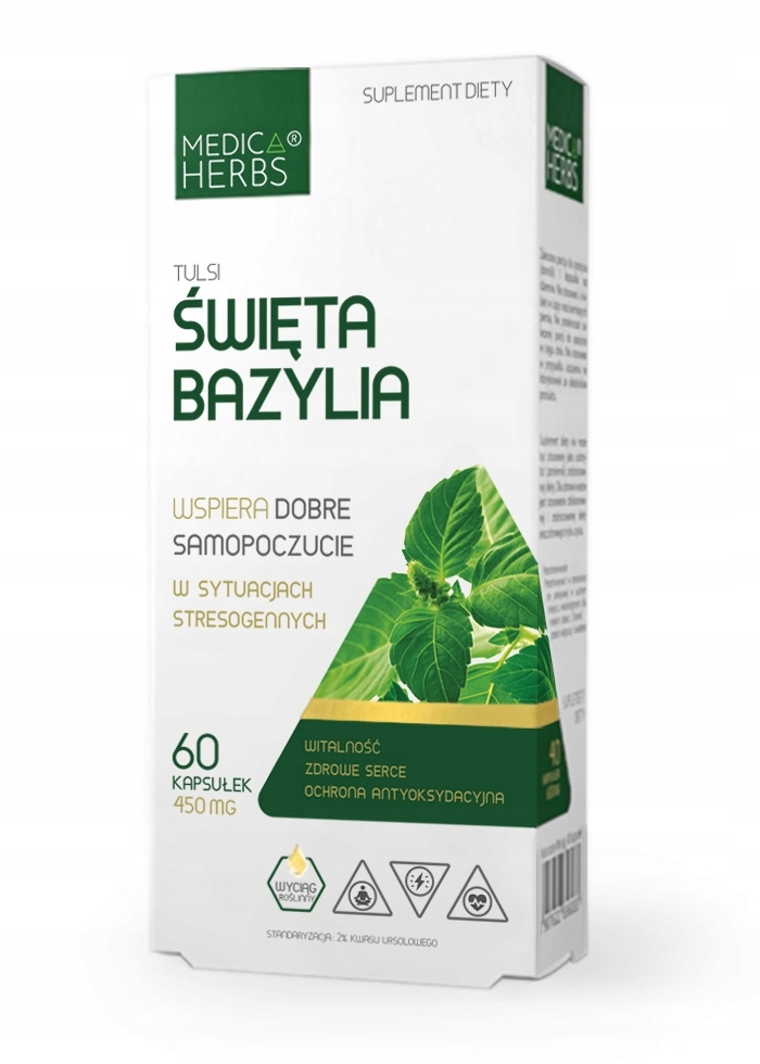 

Medica Swięta Bazylia Tulsi witalność Zdrowe Serce