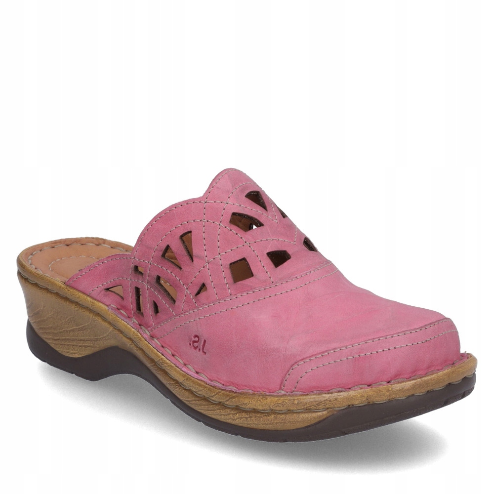 JOSEF SEIBEL Catalonia 41 klapki drewniaki róż r39