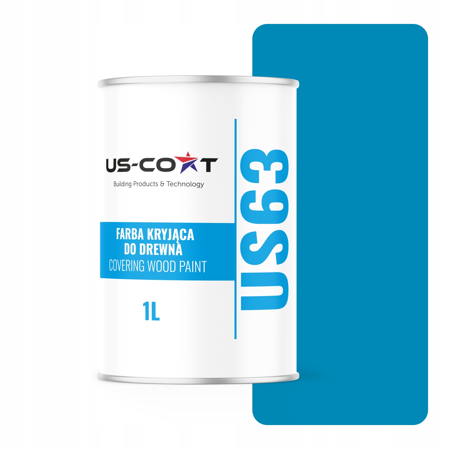 Barva Na Dřevo Kryjící Dveře Renovační Modrá Světlá Ral 5012 Lesk 1L