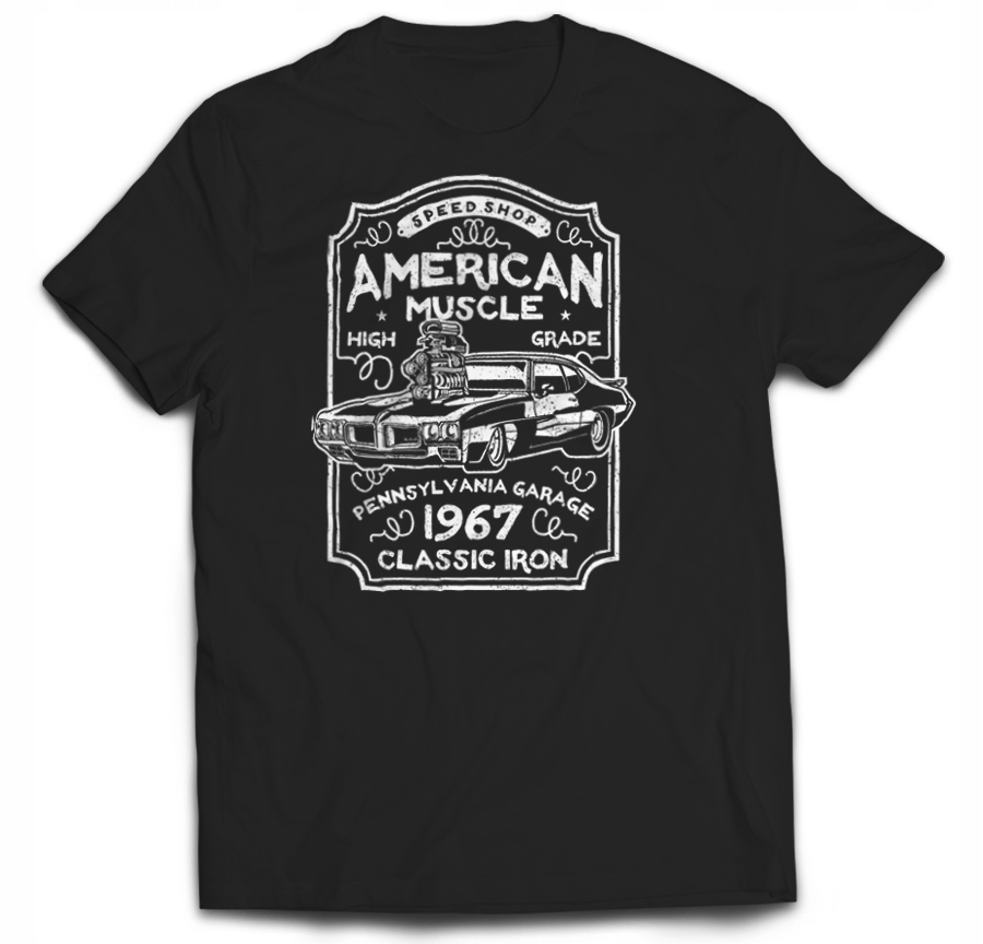 

Tshirt fourious szybcy muscle car fast S