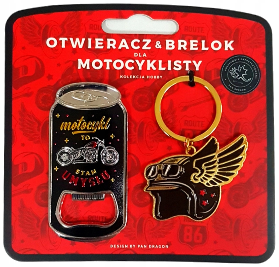 

Zestaw Otwieracz Brelok dla Motocyklisty