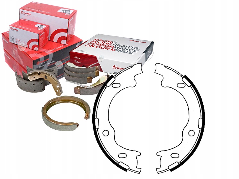 30 529 - КОМПЛЕКТ ТОРМОЗНЫХ КОЛОДОК [BREMBO]