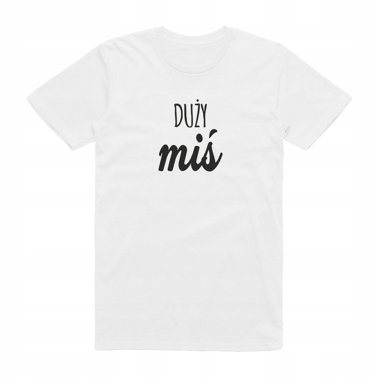

S - Koszulka T-shirt Duży Miś Tata Prezent Napis