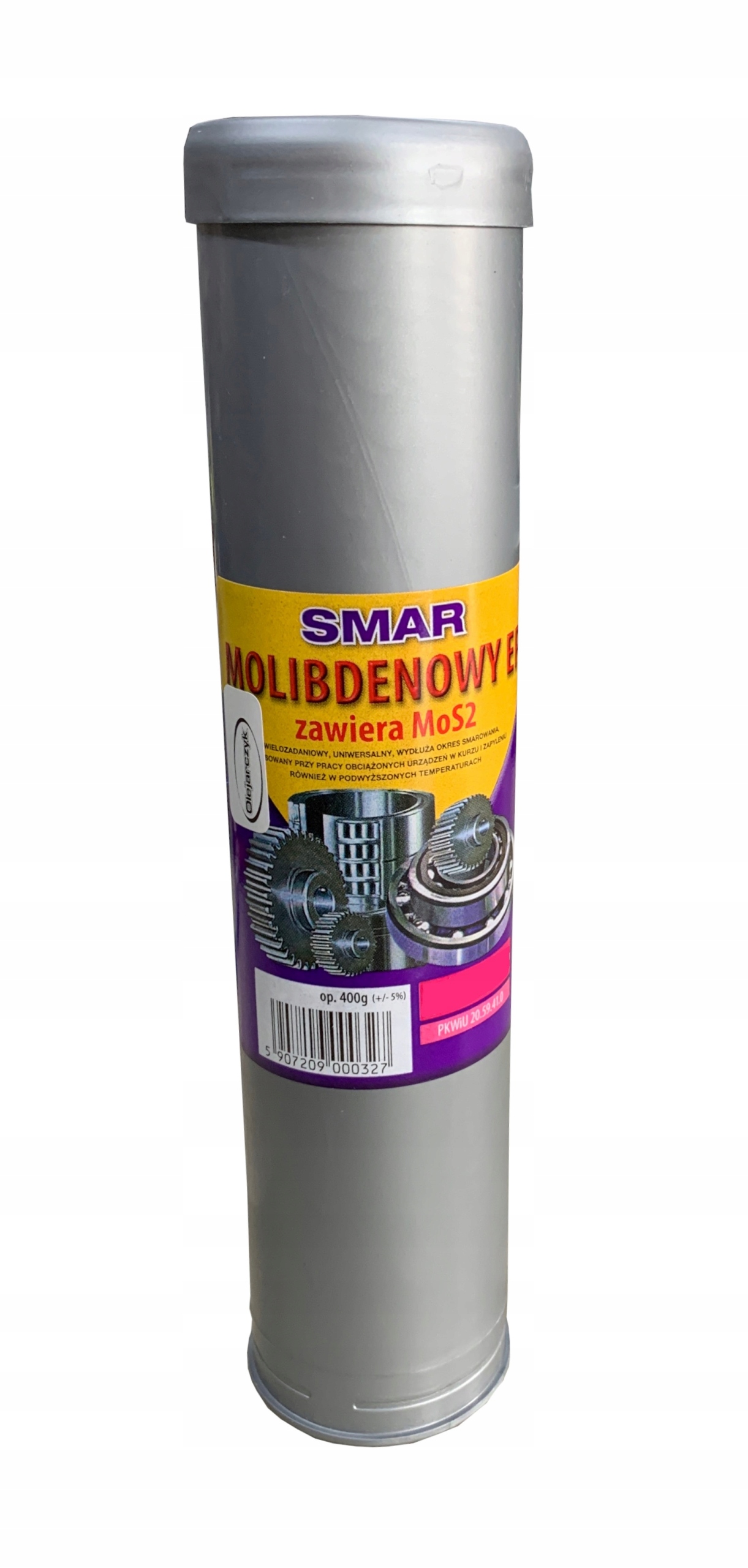 SMAR MOLIBDENOWY EP Udarowy MoS2 Tubka 400g Pojemność opakowania 400 ml