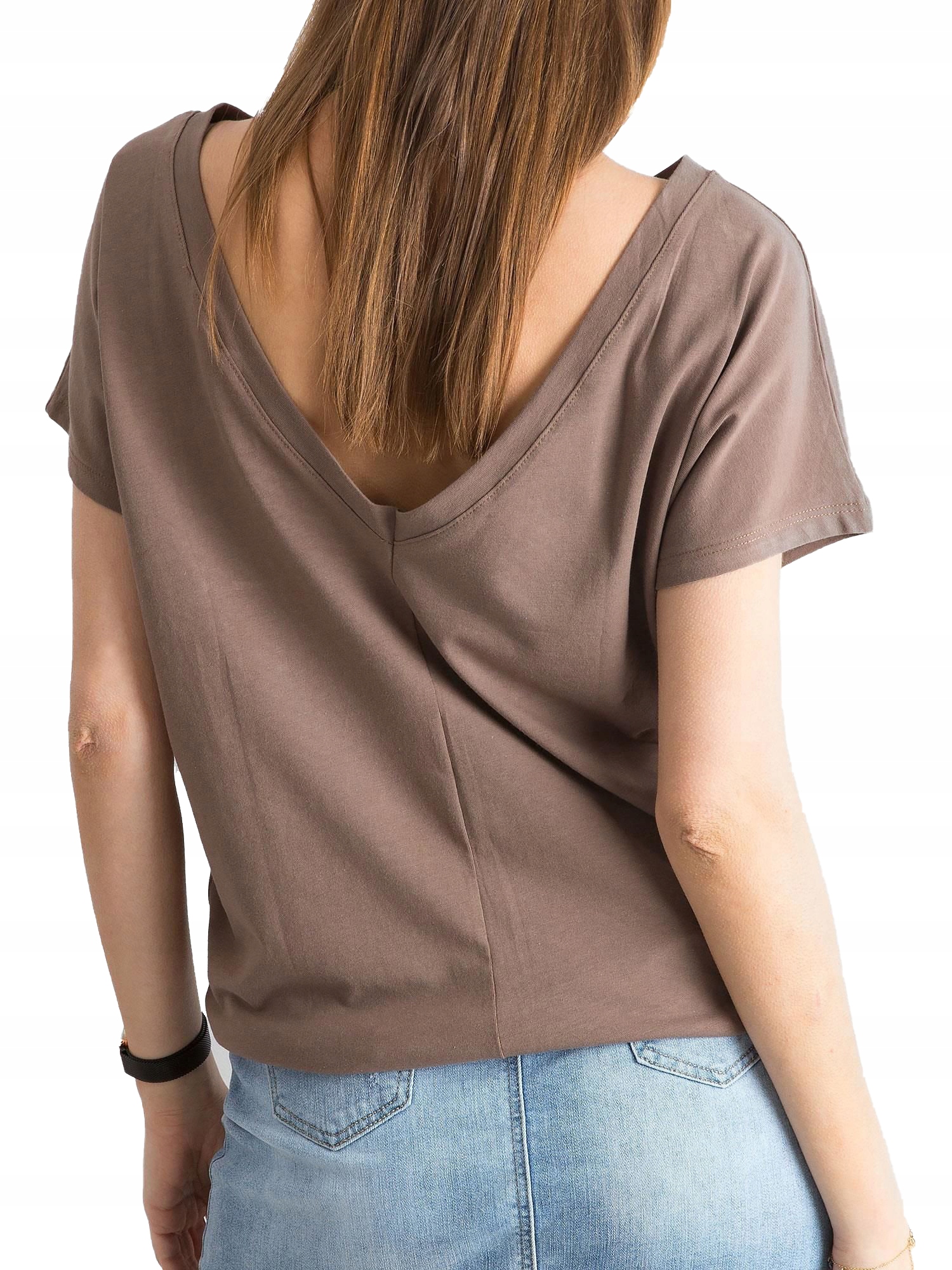 

Koszulka Damska t-T-SHIRT Bawełniana Gładka - Xs