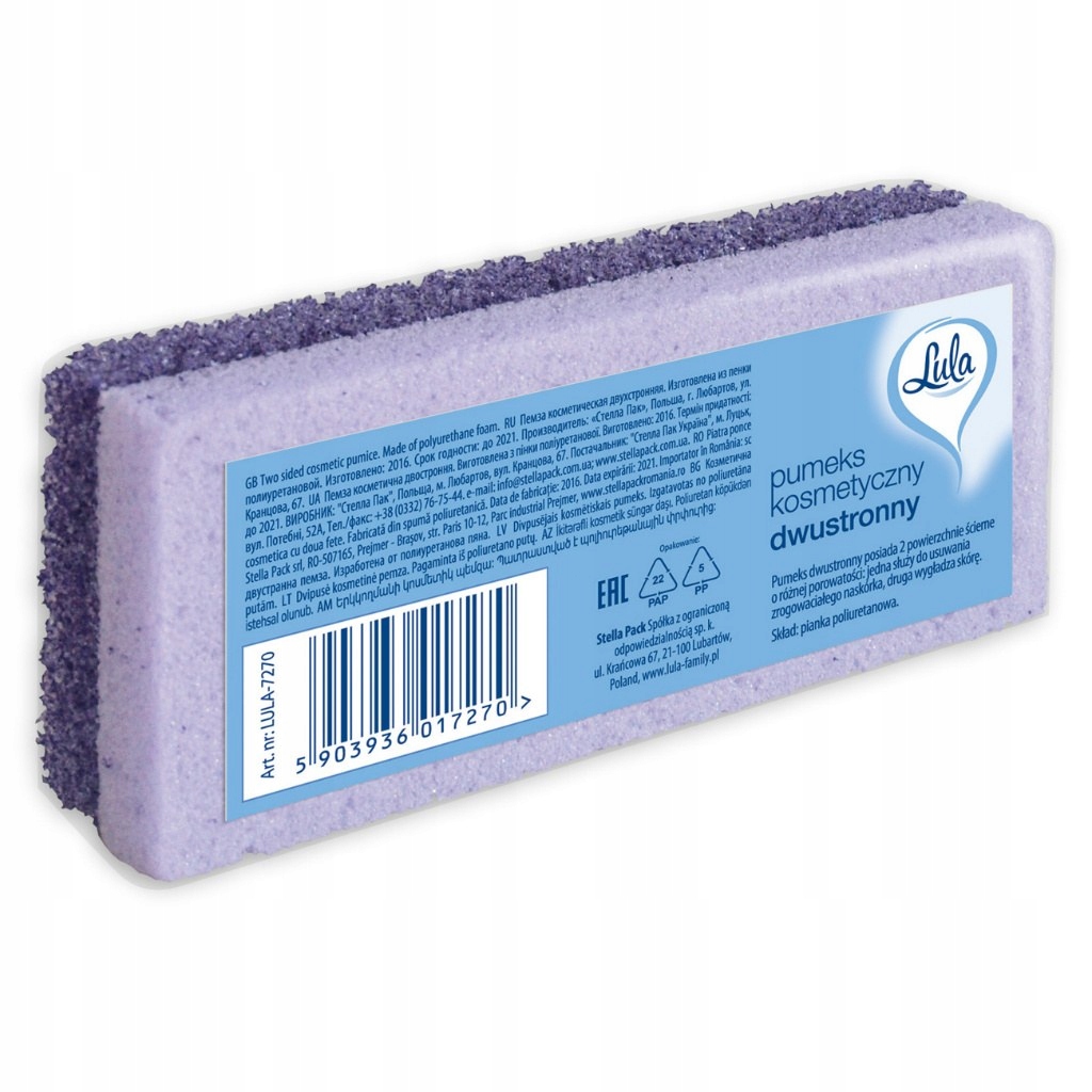LULA Pumeks dwustronny