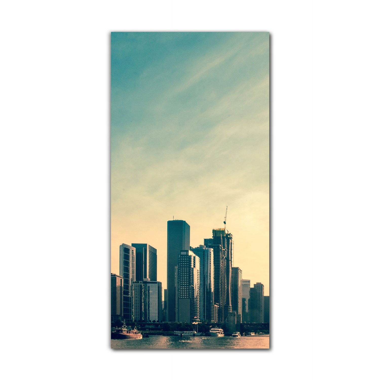 

Foto ścienne szklane 70x140 Chicago zachód słońca