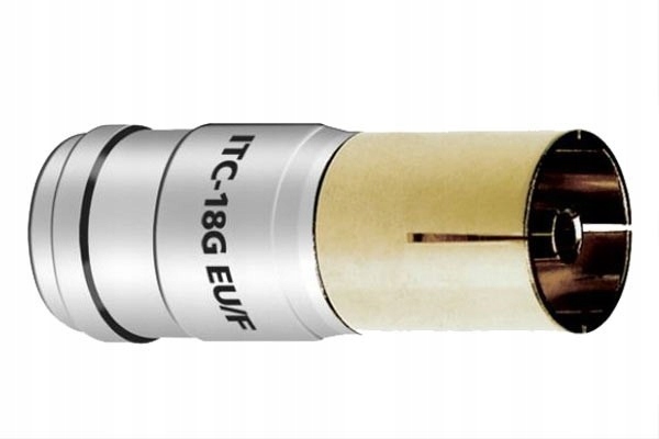 Złącze żeńskie anteny Audioquest do kabla 18 Awg ITC-18G EU/COAX-F50
