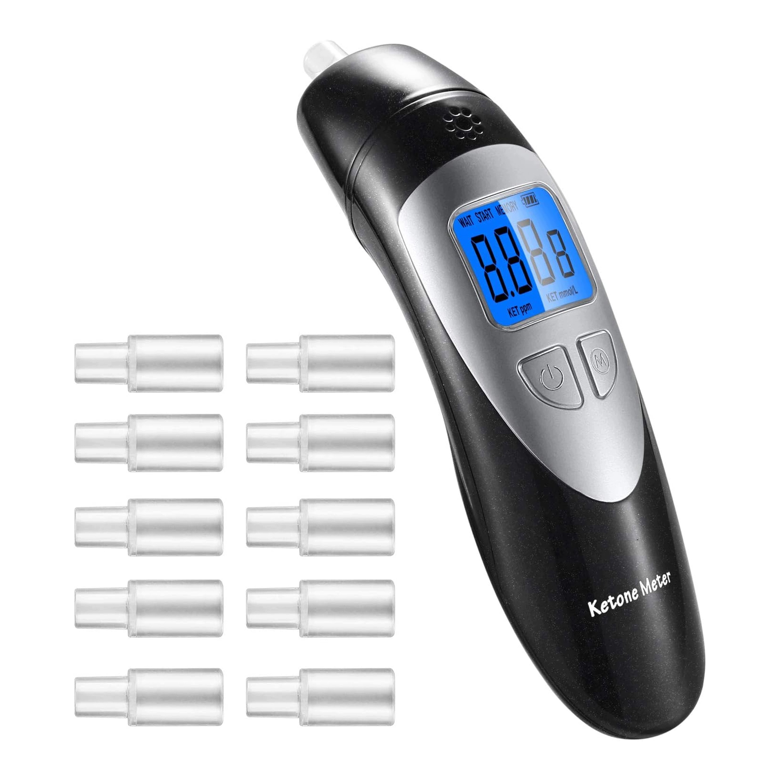 Miernik Ketonowy Cyfrowy Aunnhon Analizator Oddechu Ketozy Tester 10