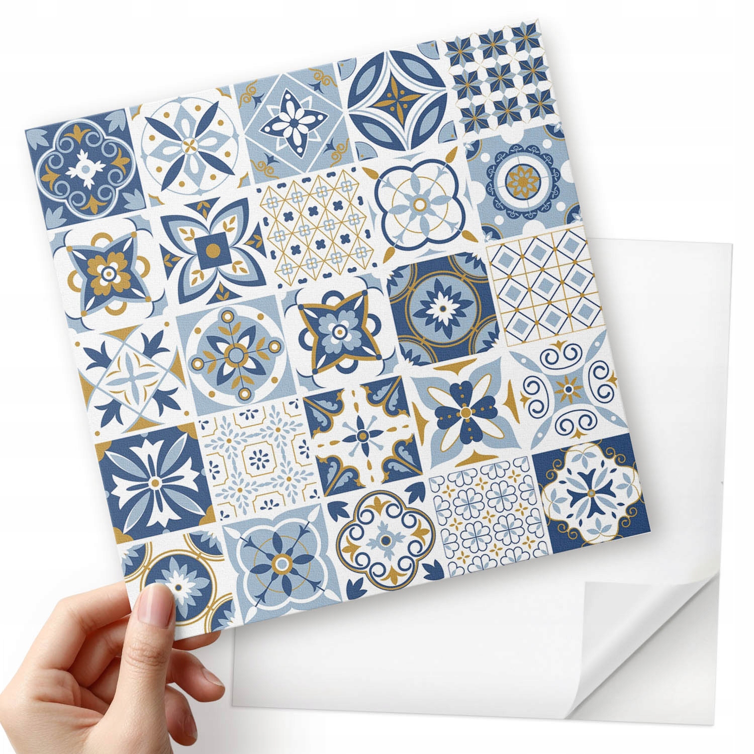Balíček Pvc vinylových dlaždic Motivy dlaždicových ornamentů 20x20x20 cm