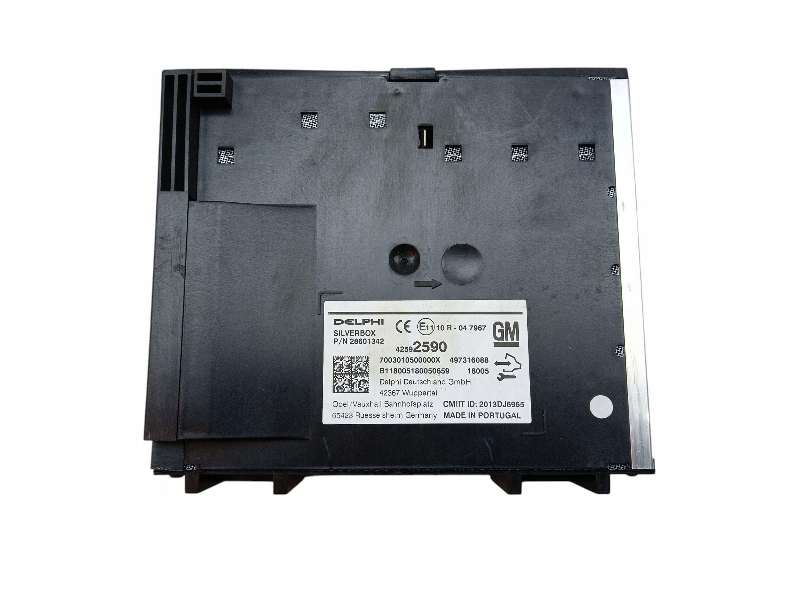 module control unit SILVERBOX RADIA navigation devices NAVI OPEL MOKKA X A 42592590