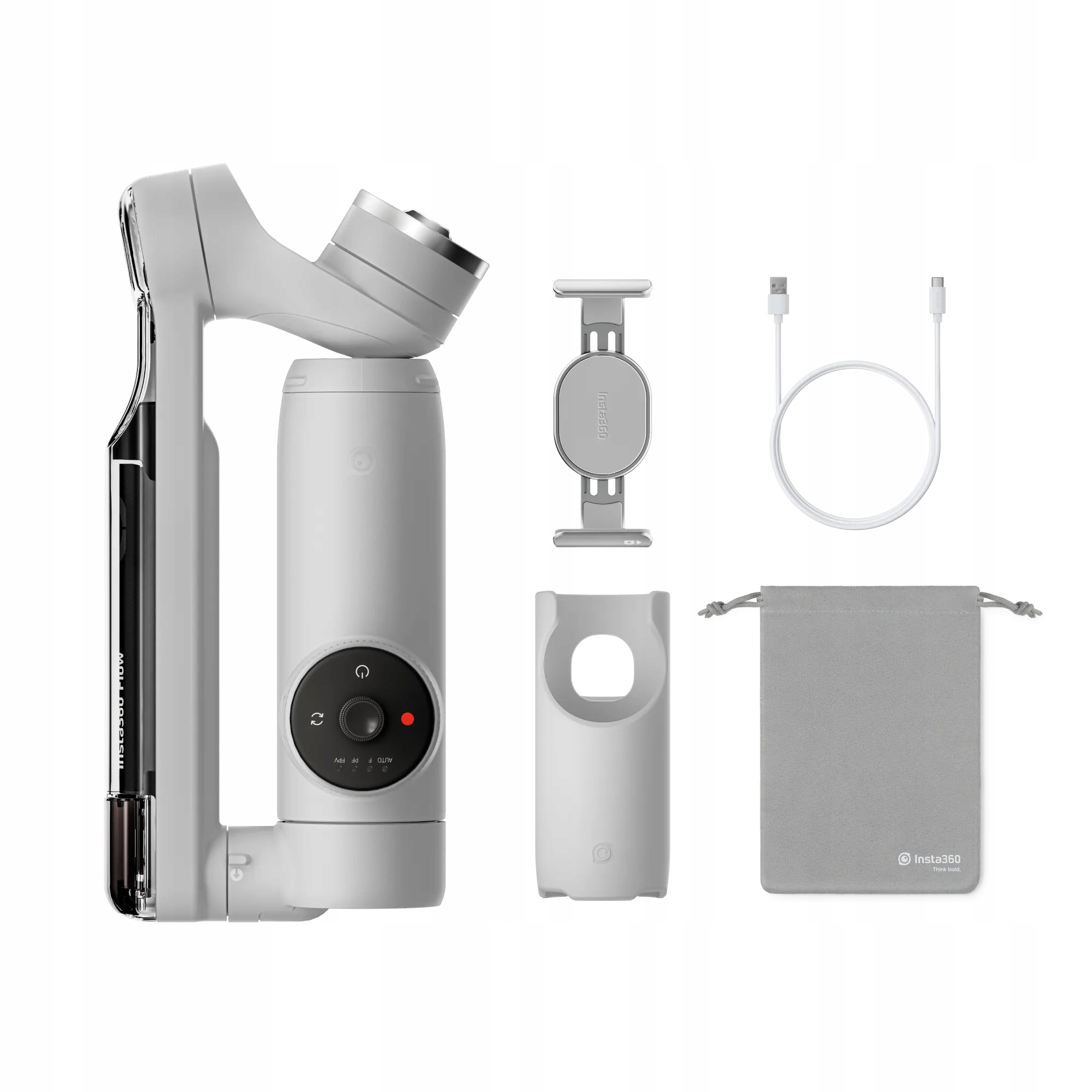 Insta360 Flow （Stone Gray） Stabilizator elektroniczny (gimbal) Insta360 Flow Stone Gray