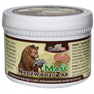 

Gorvita Maść Niedźwiedzi Ząb 200 ml