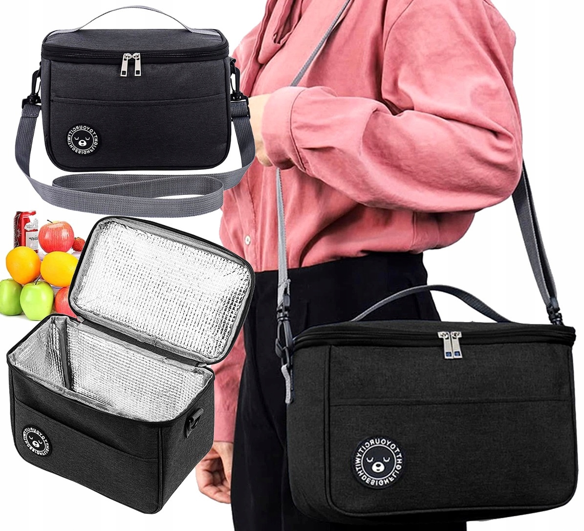 Torba izolacyjna duża LUNCH BOX termiczna na piknik jedzenie śniadanie Rodzaj torba termiczna