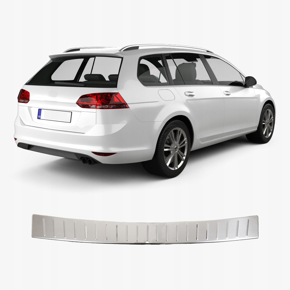 Chrom Vw Golf 7 VII Sw Kombi 2012-2019 Lišta Návlek na zadný nárazník s
