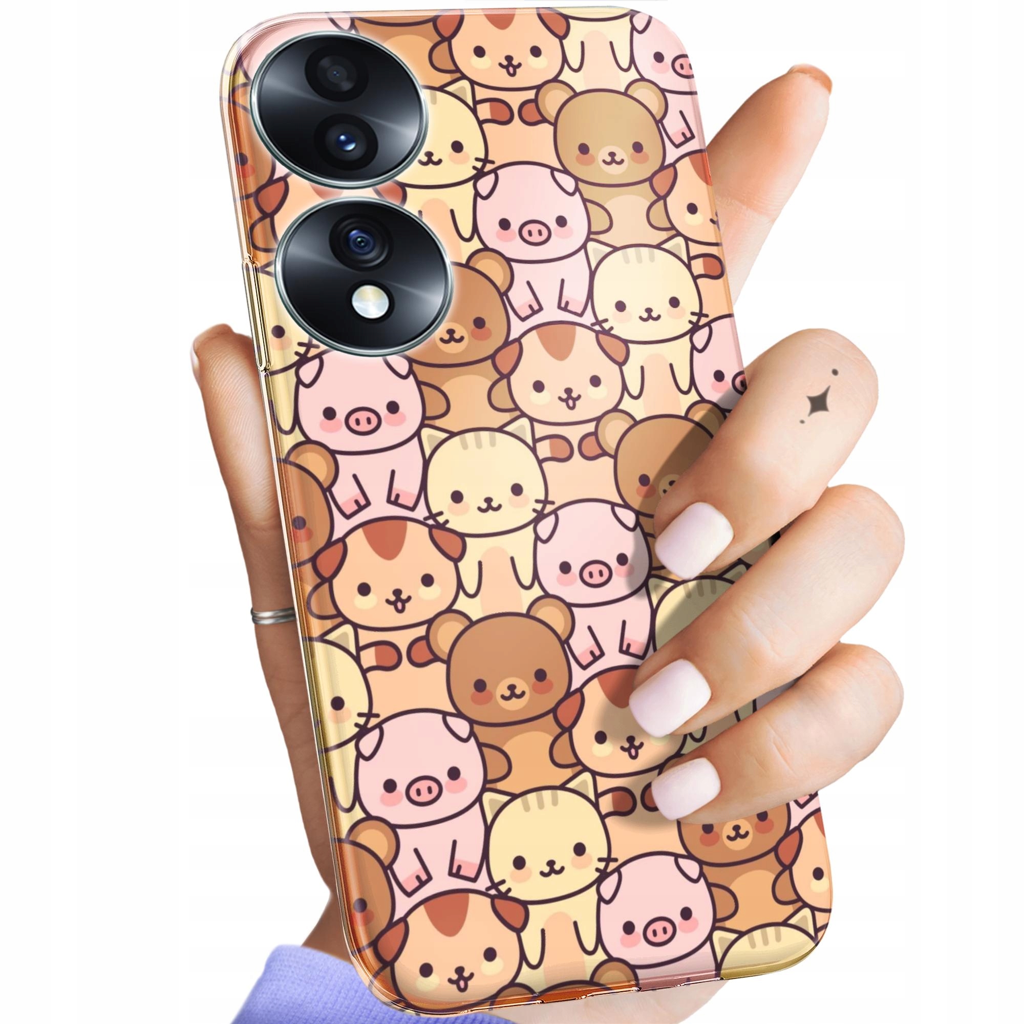 Etui Do Honor 70 Zwierzęta Pieski Kotki Lamy Domowe Dziekie Obudowa