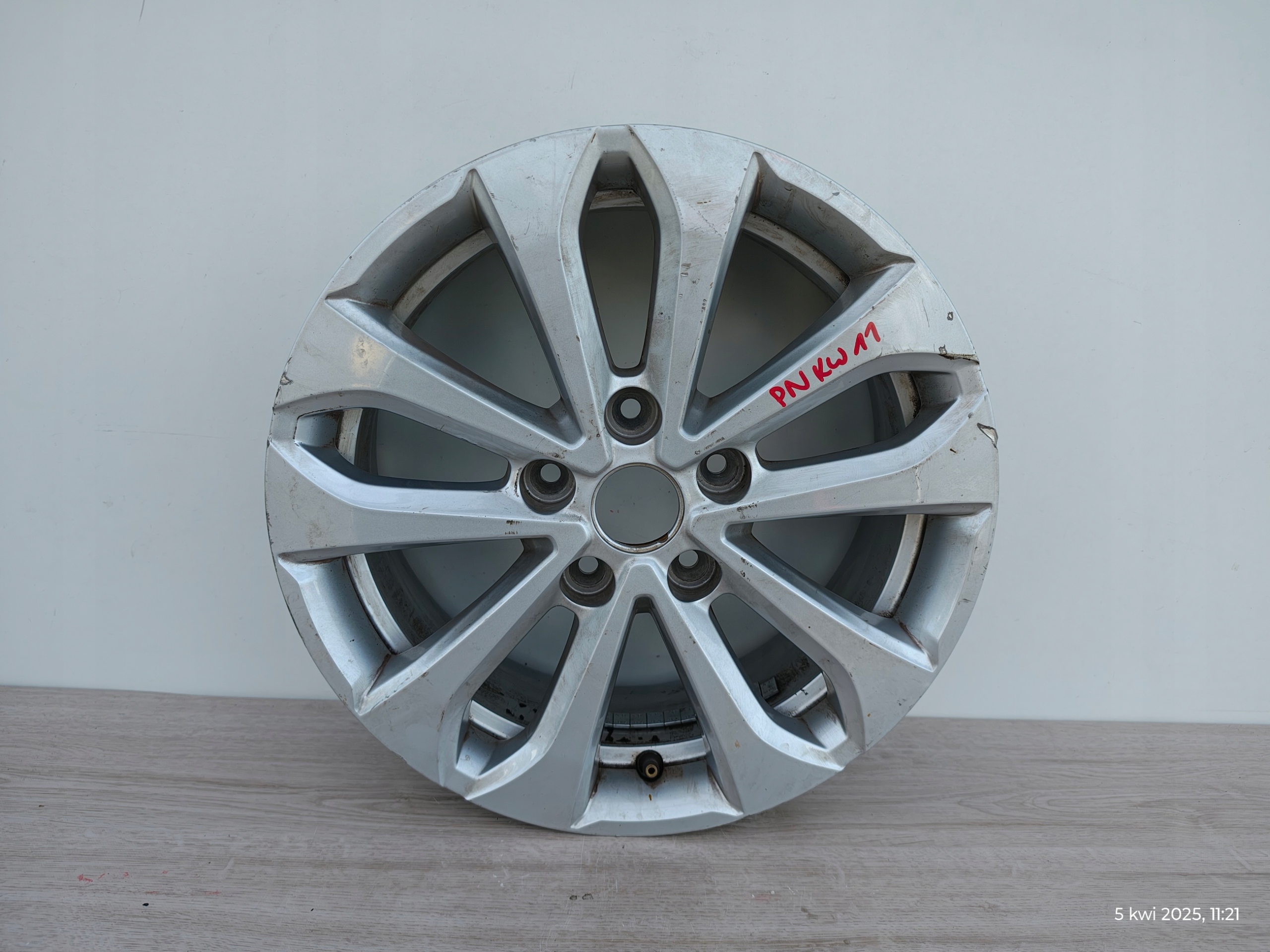 disk disk RENAULT CLIO ZOE CAPTUR 6.5JX16 ET44 5X114.3 PNKW11
