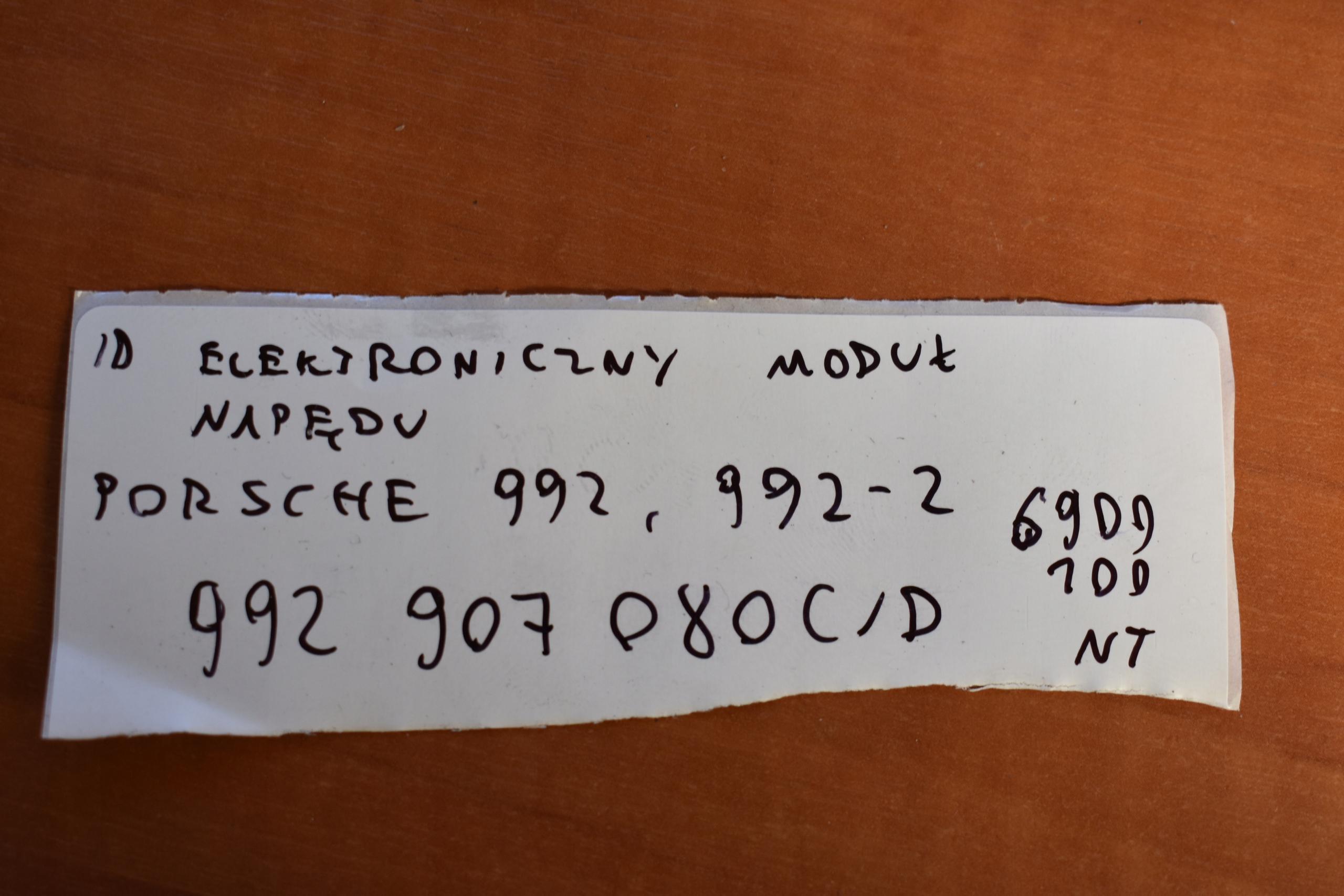 IDEALNY ELEKTRONICZNY modulo CAMBIO PORSCHE 992 , 992-2 1