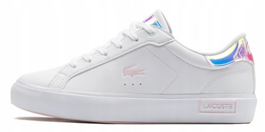 Lacoste Powercourt 124 oryginał buty damskie sportowe białe