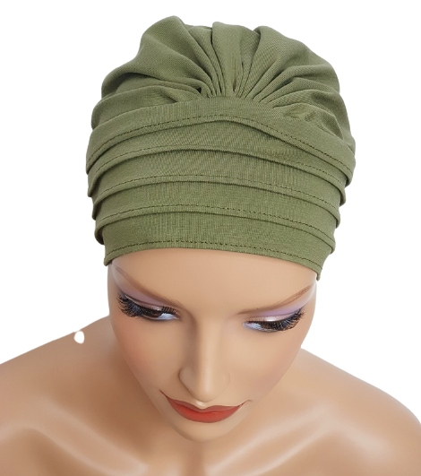 

Turban Sandy khaki czapka także po chemioterapii