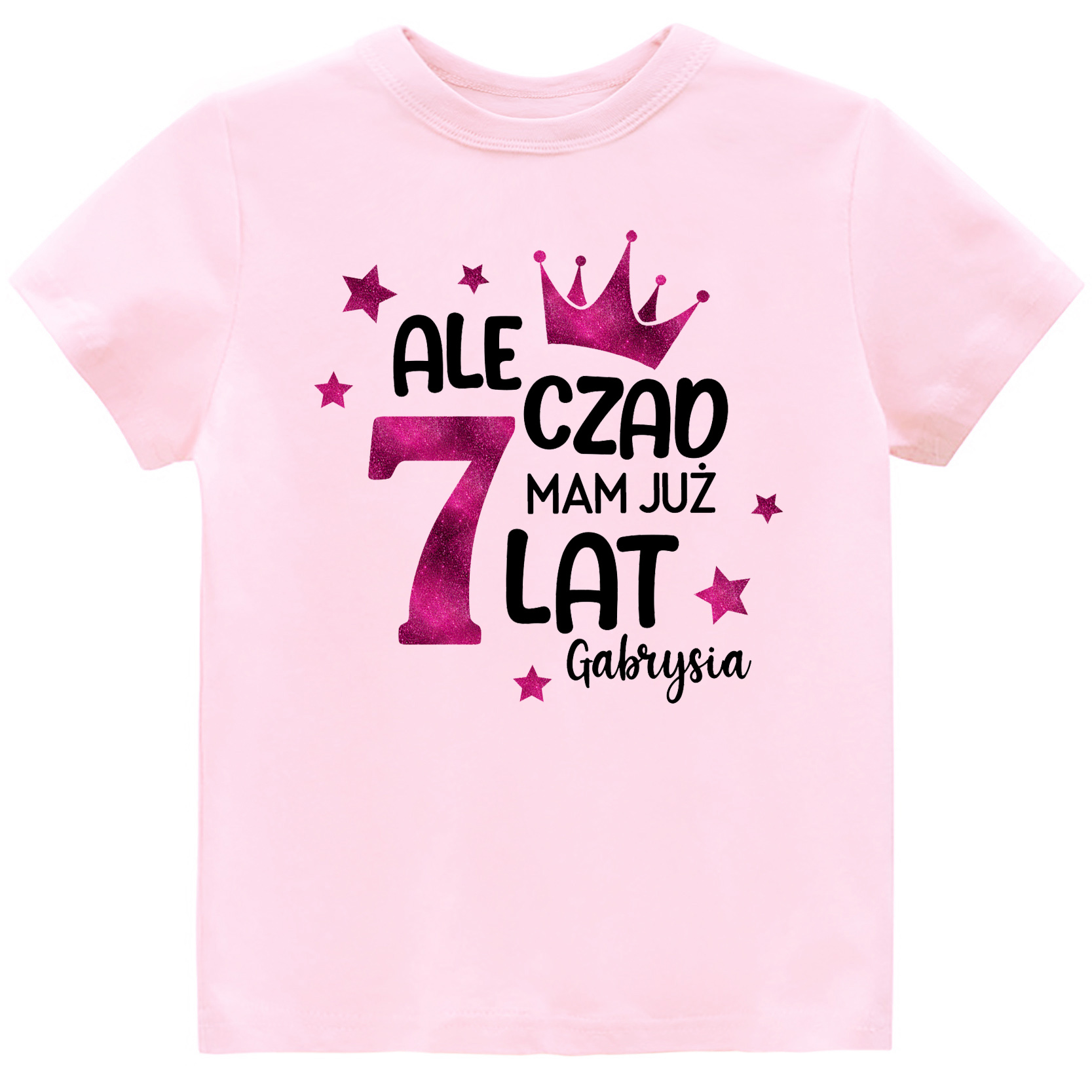 

Koszulka Urodziny Ale Czad Mam 7 Lat Brokat r. 128