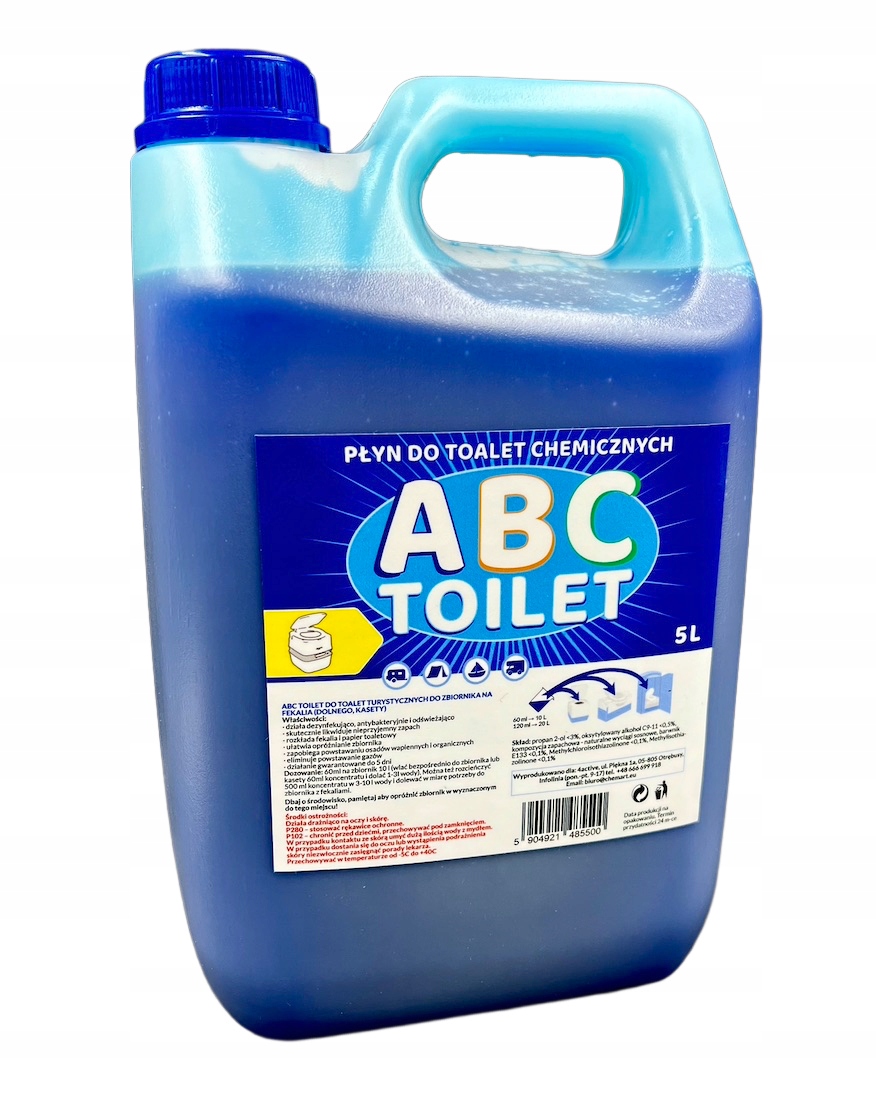 

Płyn do toalety przenośnej Abc Toilet 5L Nowość!
