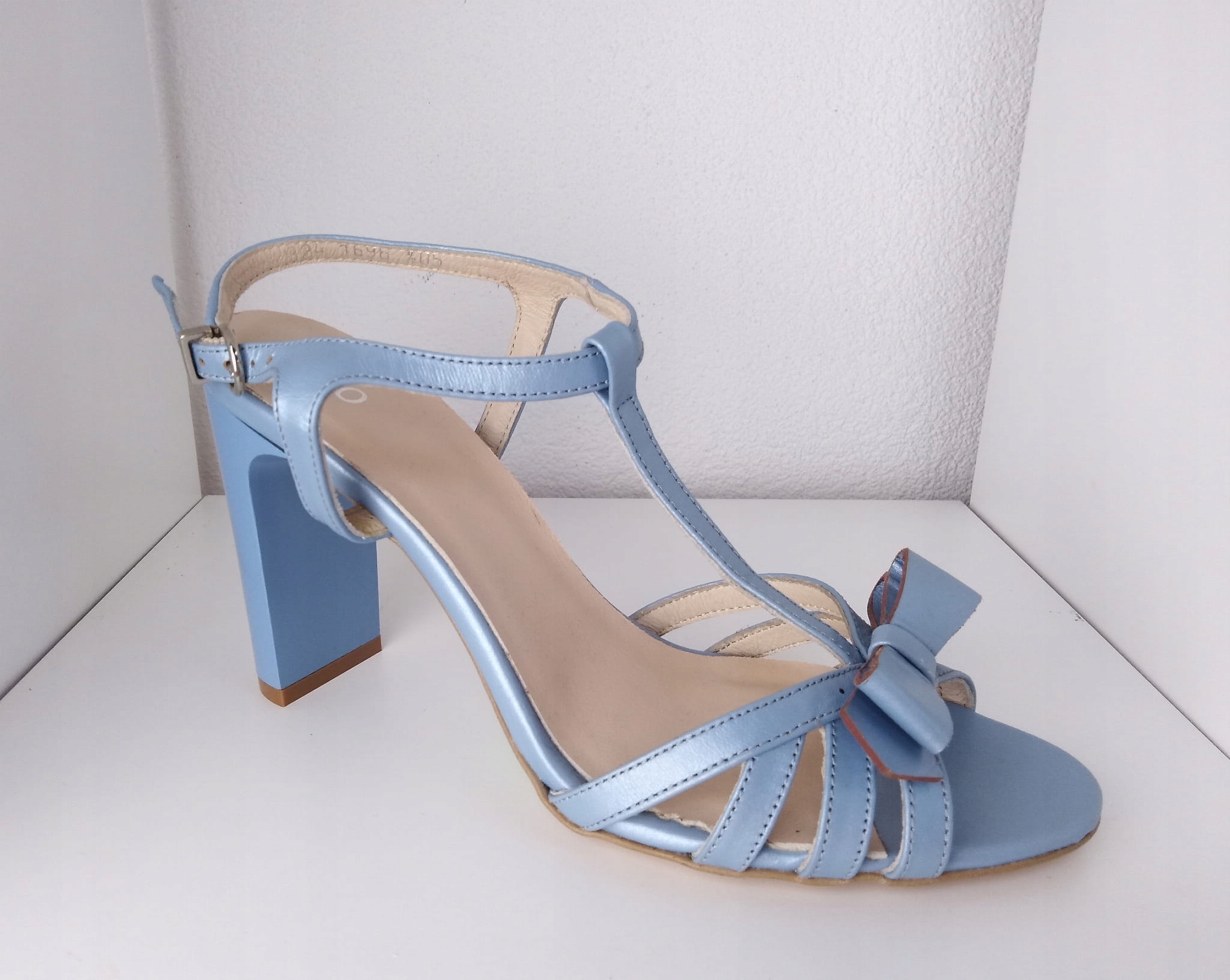 Dámské sandály Higo kůže 1696 Modrá 39