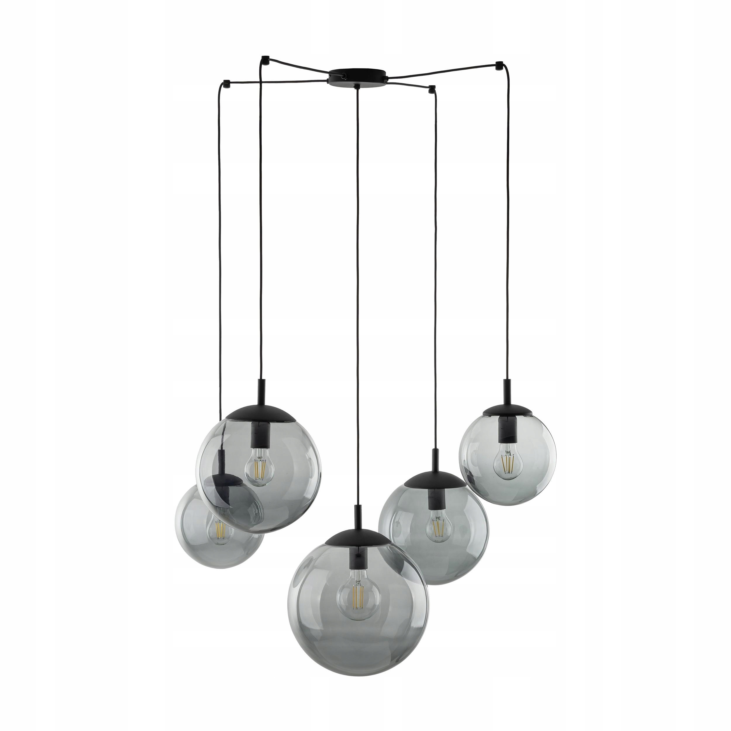 Závesná lampa TK-Lighting Esme 5 x E27 pre lobby, kaviarne