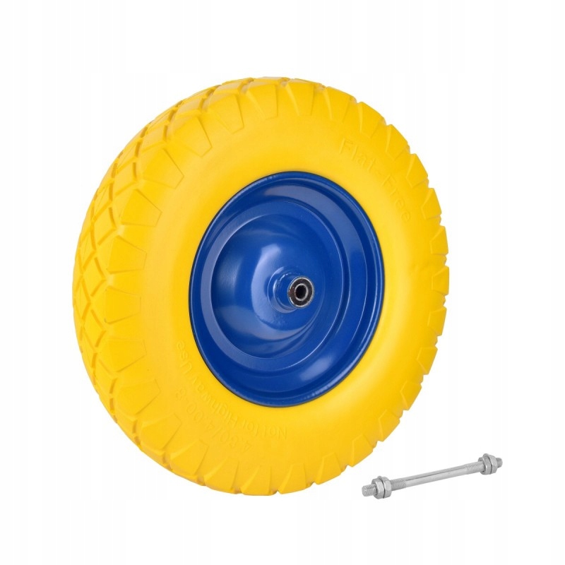 

Koło do taczki 4,80/4,00-8 Pu piankowe żółte