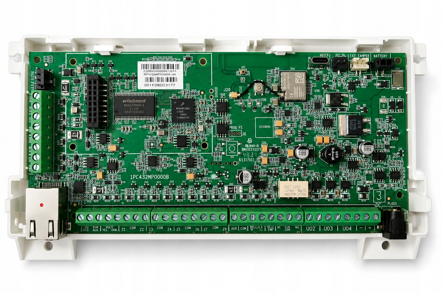 RP432MP0000A Płyta Główna Centrala Alarmowa Lightsys Plus Risco Moduł Wifi