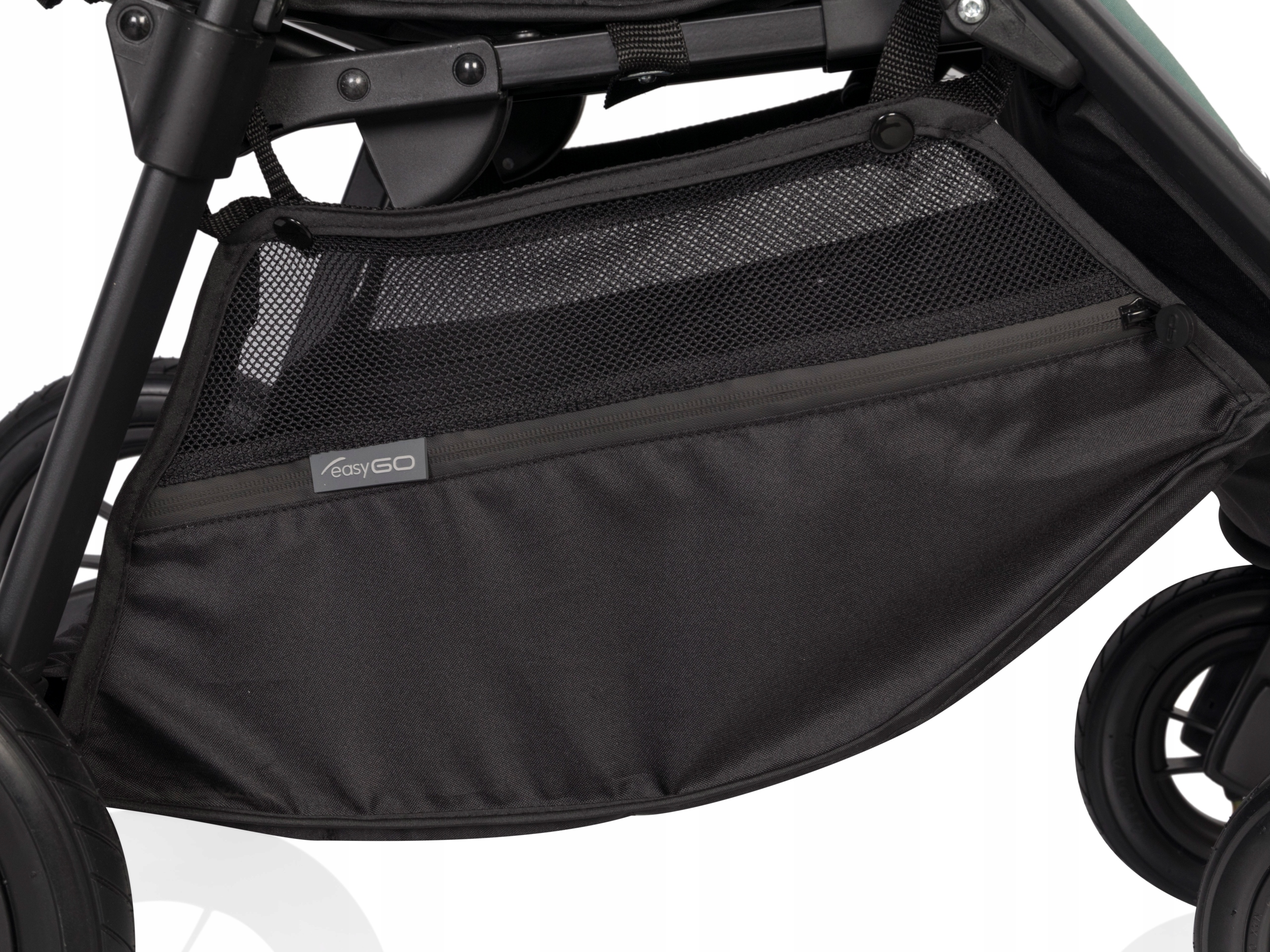 Wózek spacerowy EASY GO QUANTUM POMPOWANE KOŁA +++ Wysokość produktu 104 cm