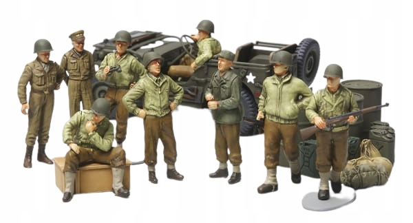 Wwii Us Infantry at Rest (s autem) 1:48 Tamiya 32552