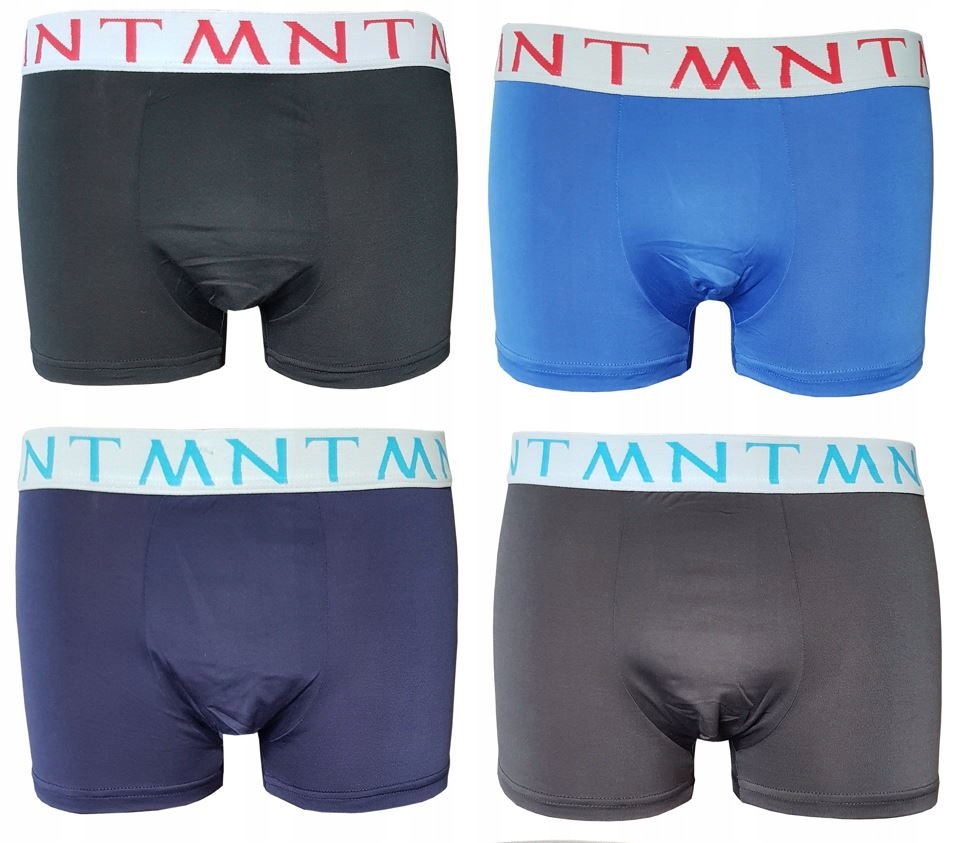 

4 x Bambusowe Bokserki Męskie Bambus XXXXL 4XL