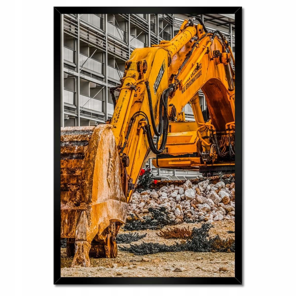 Plakáty v rámu 40x60 Bagr Kopara Roboti