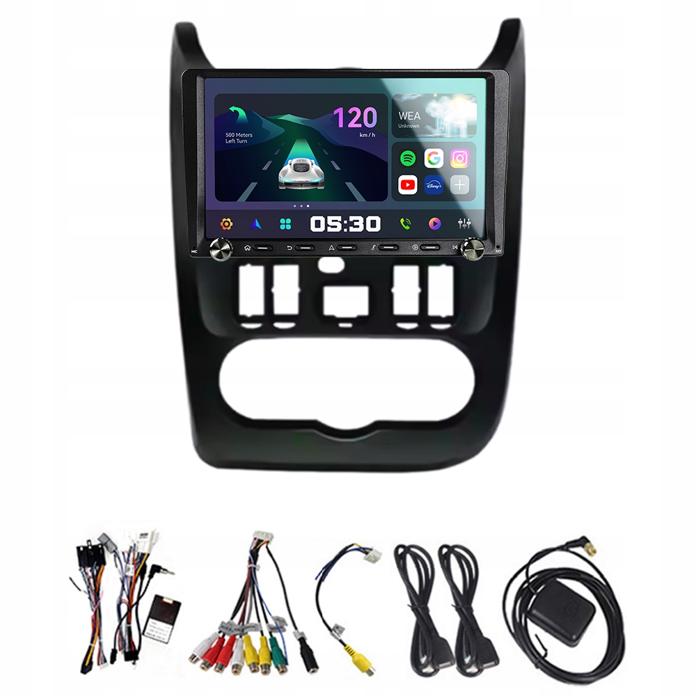 2Din Android 13 autorádio pro Renault Logan Sandero 2009-2015 Carplay 2G 32G