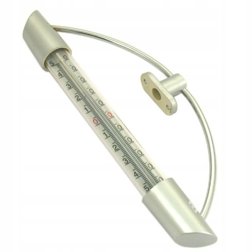 

Termometr za okno srebrny ruchomy 230mm