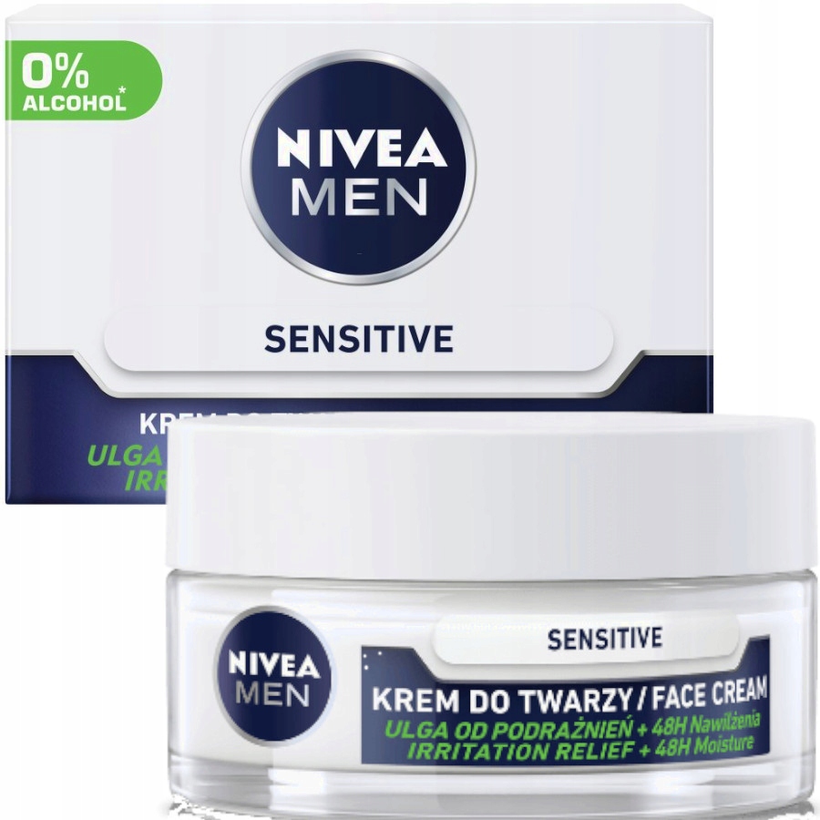 NIVEA MEN KREM SENSITIVE 50ml ULGA DLA PODRAŻNIEŃ