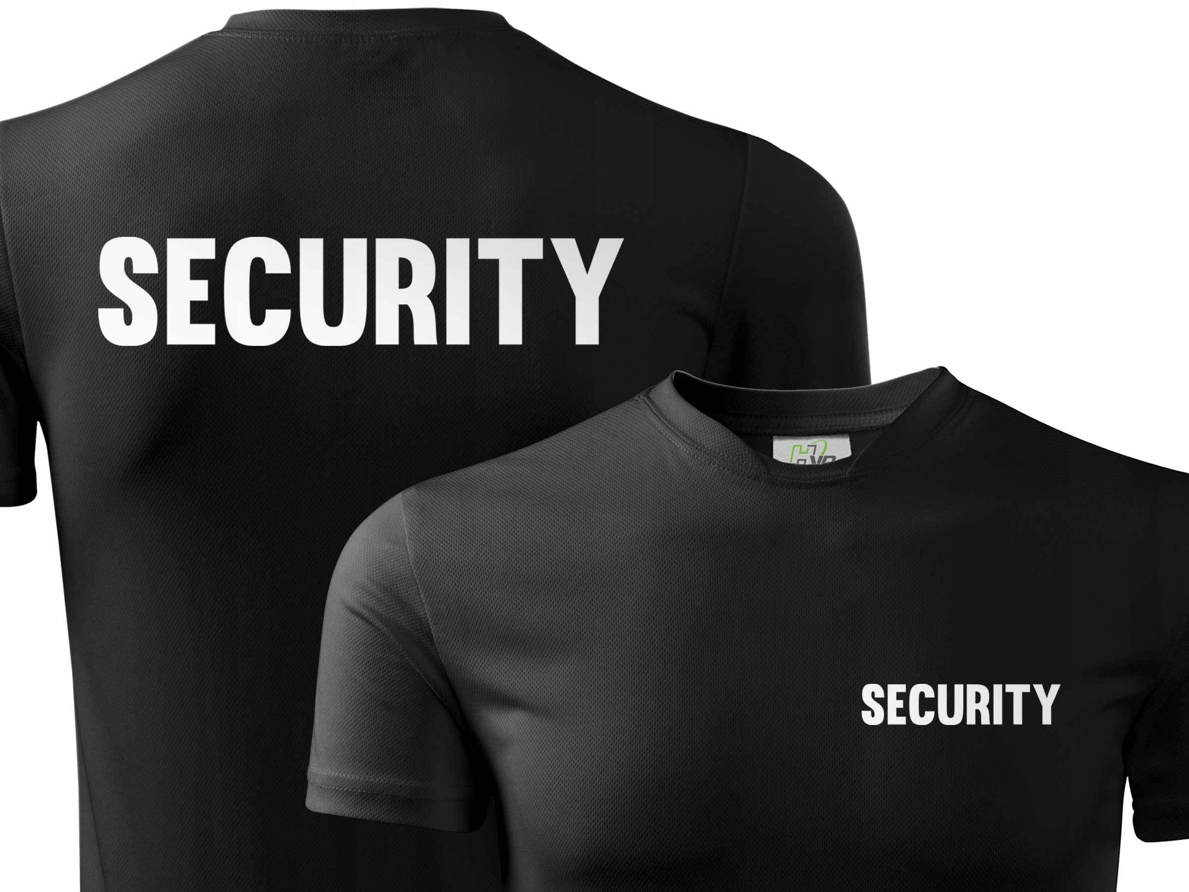 

Szybkoschnąca odblaskowa koszulka T-shirt Security