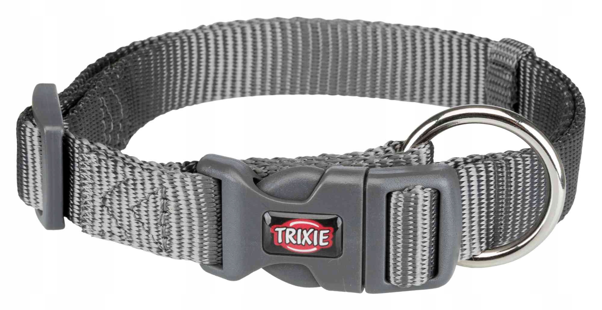 

Obroża Premium, M-L: 35-55 cm/20 mm, grafit