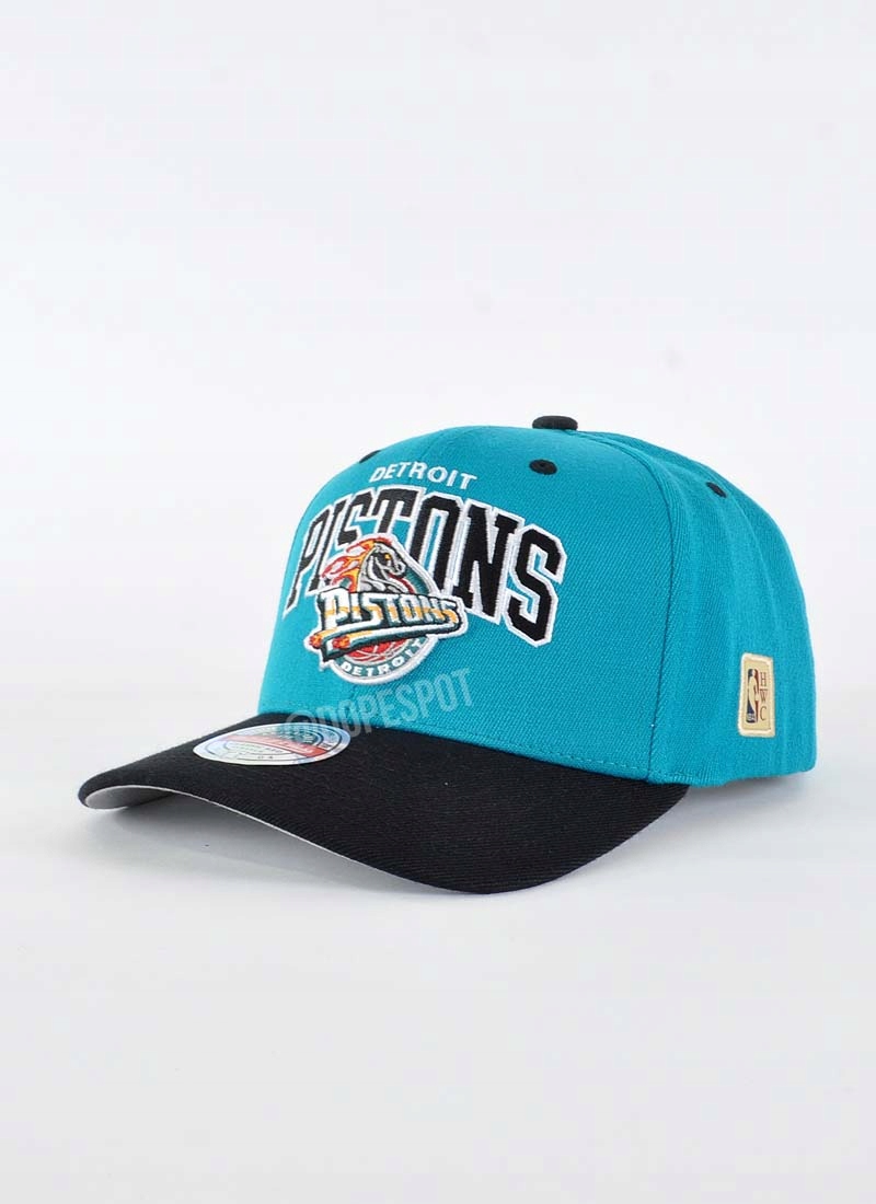 Czapka z daszkiem Mitchell Ness Team Arch Nba Detroit Pistons