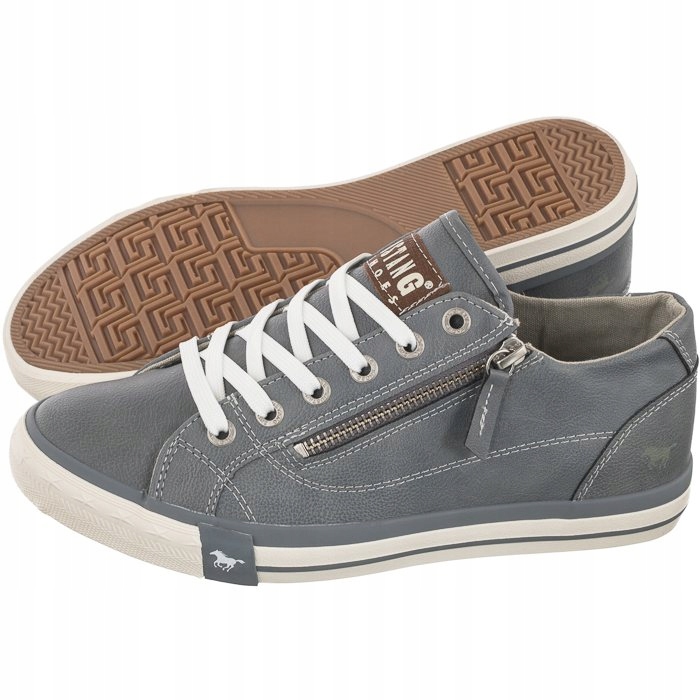 

Buty Damskie Trampki Mustang Szare 48C0101