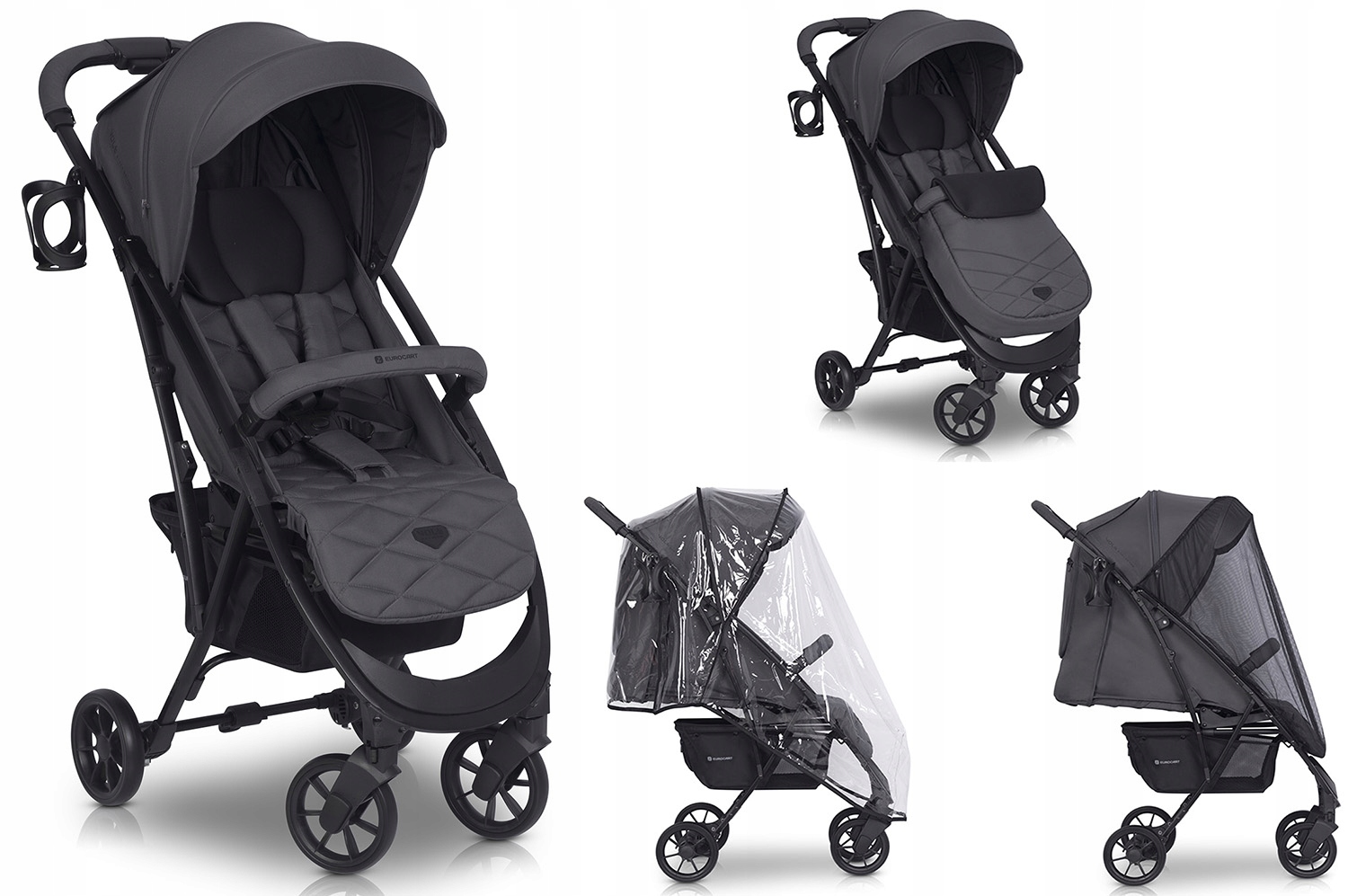 Wózek spacerowy Volt Black Edition Iron do 22kg
