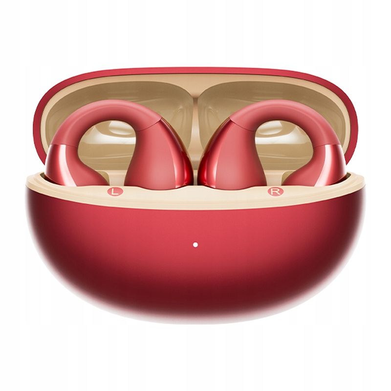 Sluchátka Qcy Crossky Clip C30S Otevřená Bluetooth 6.0 Čevená