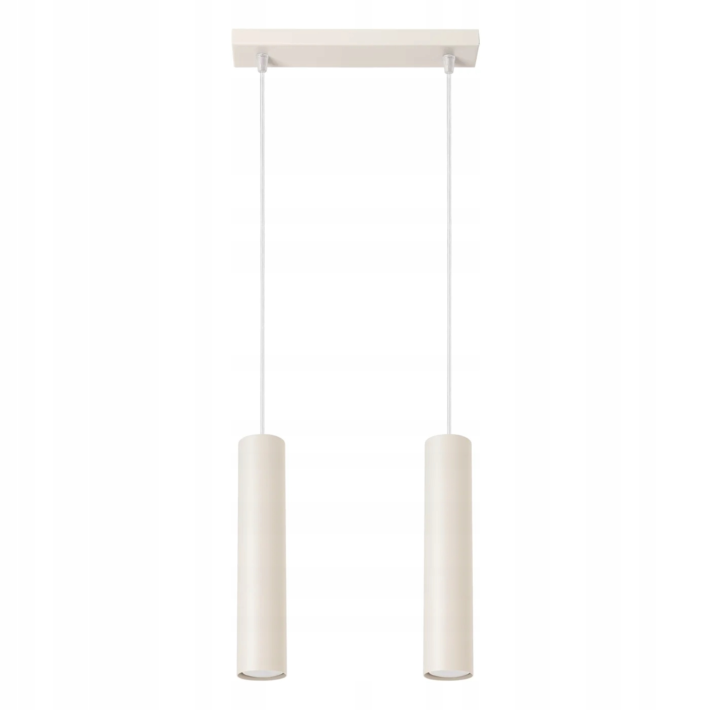 Dvojitá závesná lampa, béžová, 30 cm, do jedálne, nad stôl, ostrovček Sollux