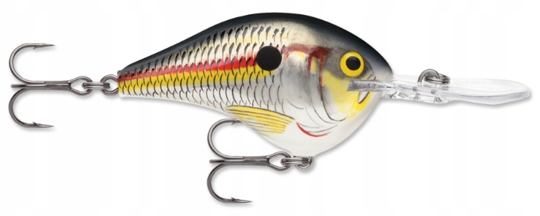Łowny klasyczny crankbait Wobler Rapala Dives To 12 6cm DT12 Sd