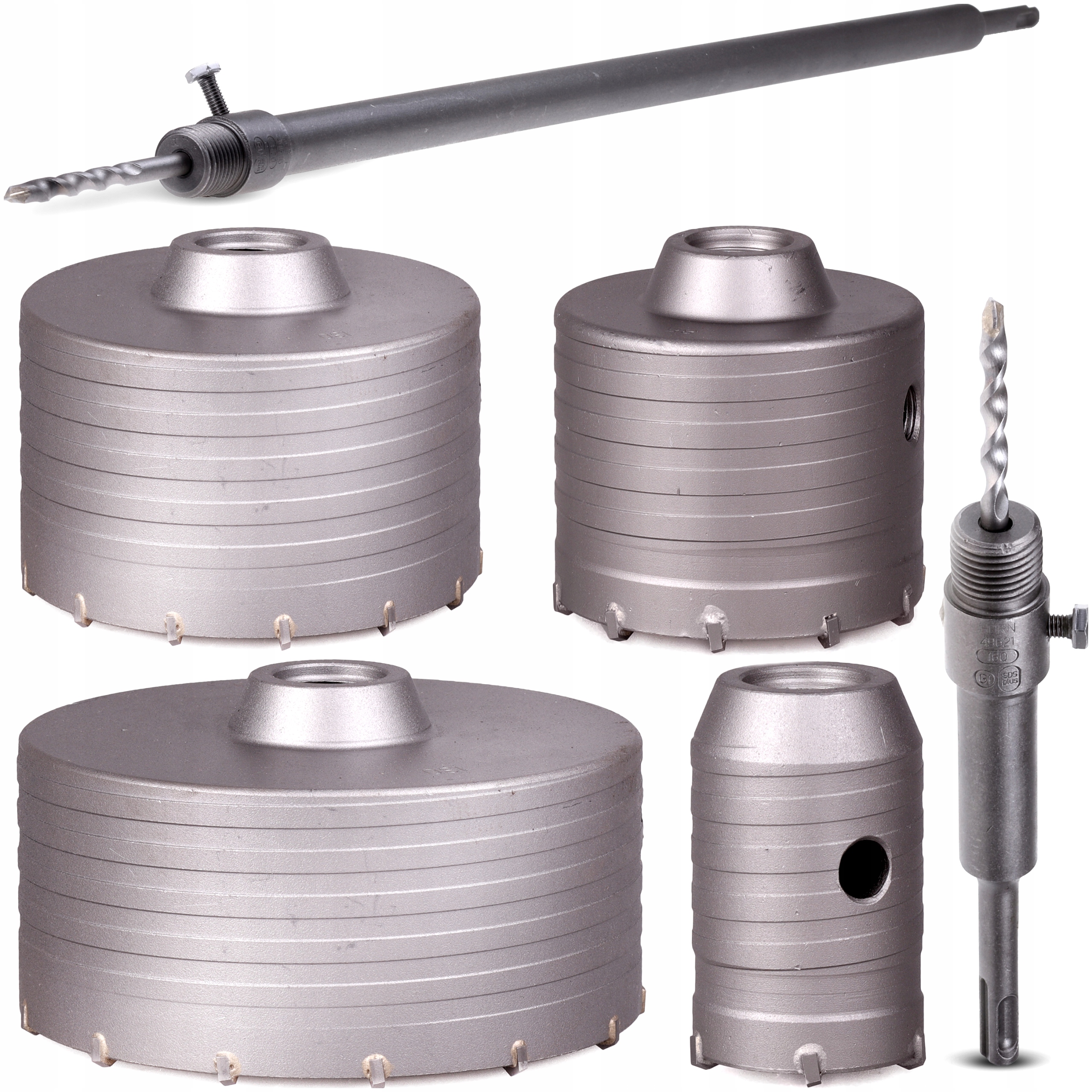 

Otwornica Do Betonu Sds Plus Zestaw 130 105 68 50