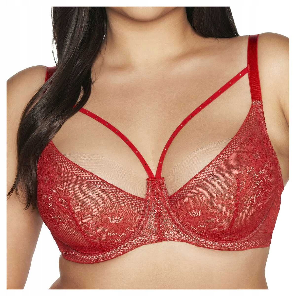 Ava Podprsenka semi soft Crown 2127 K 1030 červená 85D
