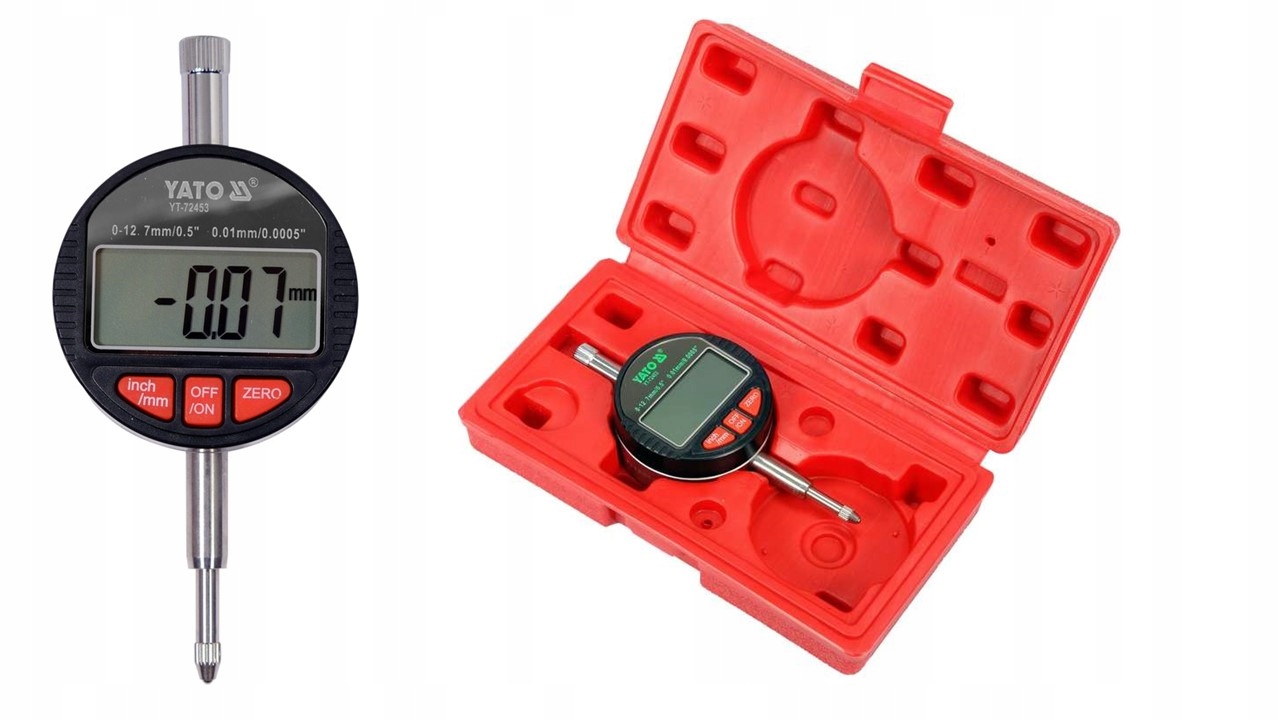 ЕЛЕКТРОННИЙ ЦИФЕРБЛАТ YATO 0-12, 7 ММ